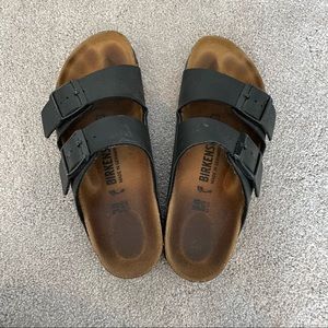 BIRKENSTOCK SANDALS - BLACK - womens size 7